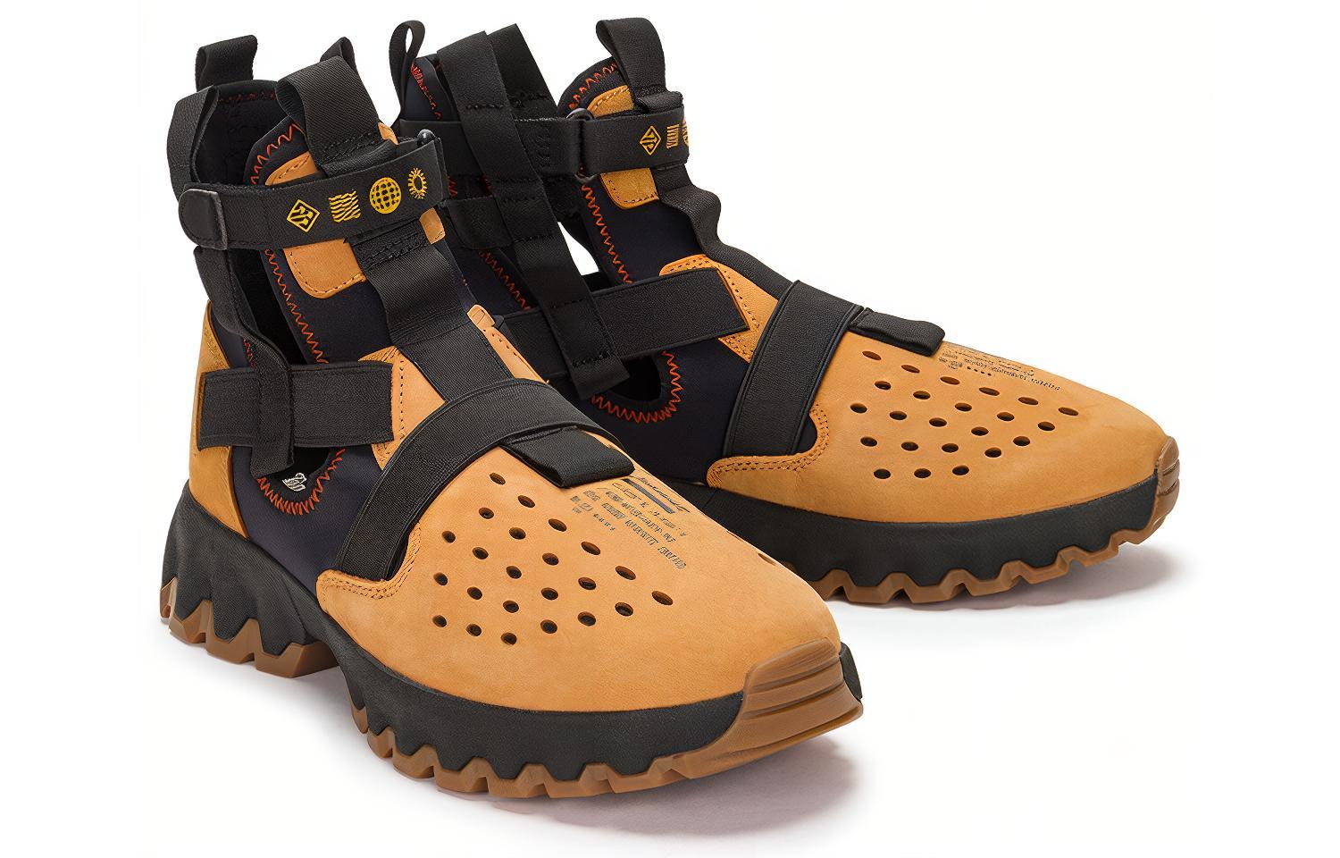 Shop Timberland Greenstride Edge Lace Up Boot Sandals 'Wheat Black' A5QZCW