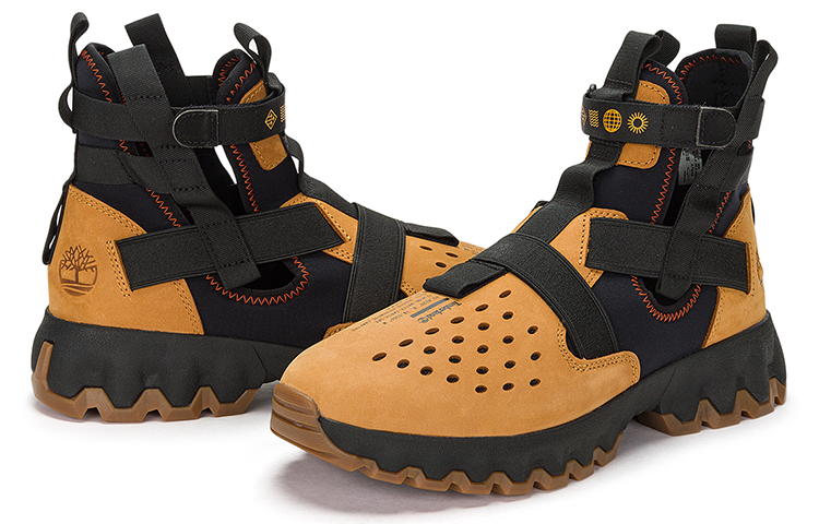 Purchase Timberland Greenstride Edge Lace Up Boot Sandals 'Wheat Black' A5QZCW