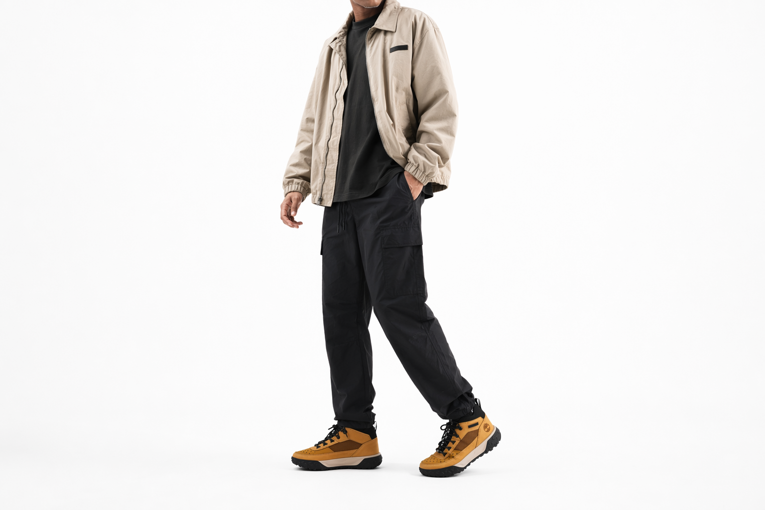 Order 添柏岚 Greenstride™ Motion 6 防滑耐磨 高筒 戶外功能鞋 男款 黃黑