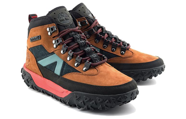 Lookbook 팀버랜드 그린스트라이드 모션 6 방수 미드 하이커 (브라운) A67M8