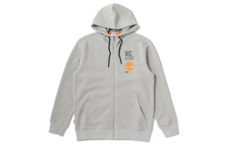 Timberland Grey Hoodie Jacket with Printed Logo A62W9-052
