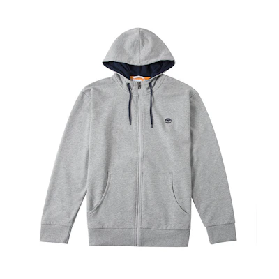 Timberland Grey Outdoor Loose-Fit Hooded Sweatshirt A62AH-052