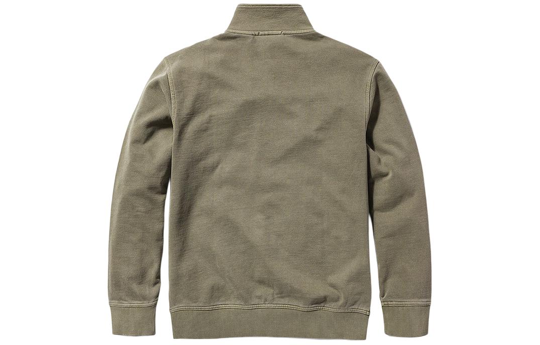 Timberland Half-Zip Pullover Sweatshirt Cassel Green Casual Top A42MF-590 圖 3