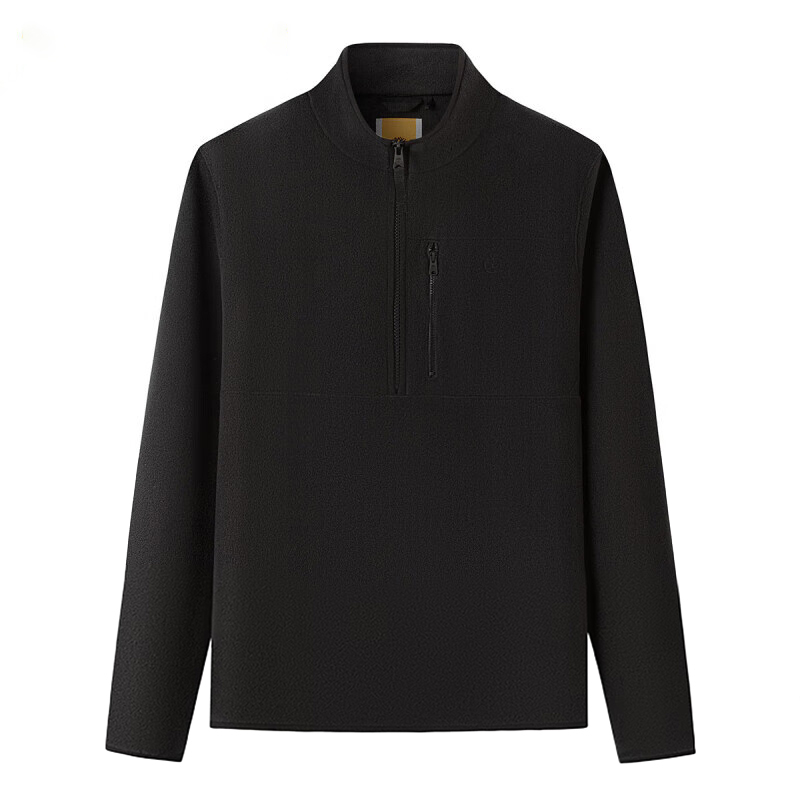 Timberland Half-Zip Stand Collar Sweatshirt Black A44VP-001-BLACK