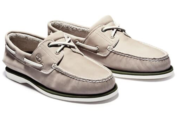 Timberland Handcrafted Leather Sneakers 'Light Beige' 圖 3