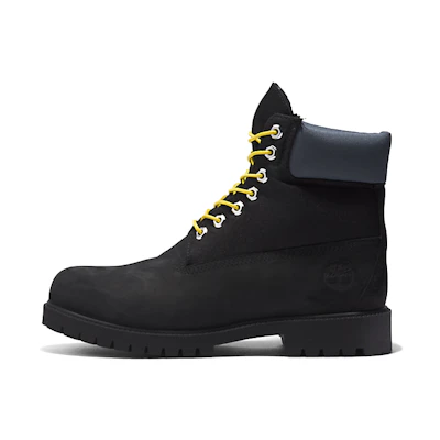 Timberland Heritage 6 Inch Waterproof Boots 'Black Regenerative Leather'