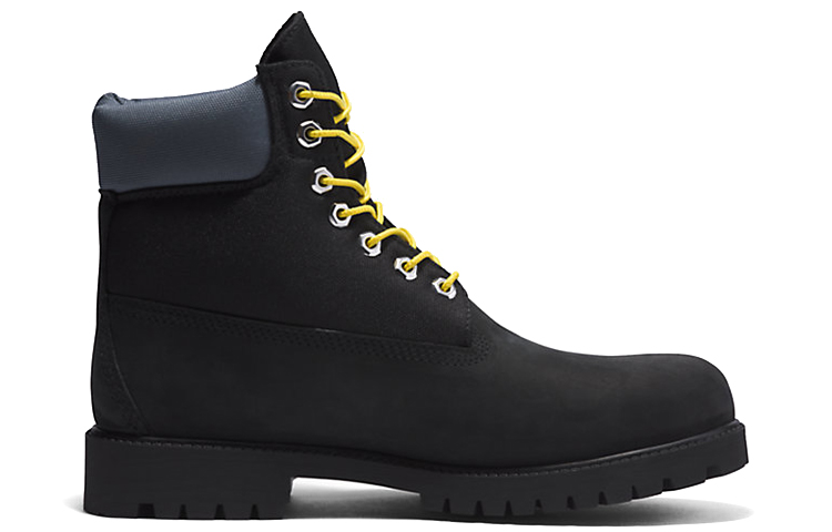Timberland Heritage 6 Inch Waterproof Boots 'Black Regenerative Leather' 圖 2
