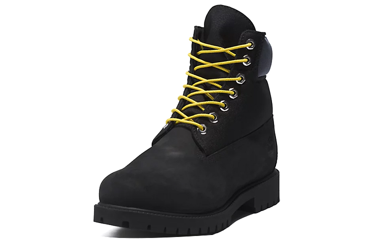 Timberland Heritage 6 Inch Waterproof Boots 'Black Regenerative Leather' 圖 3