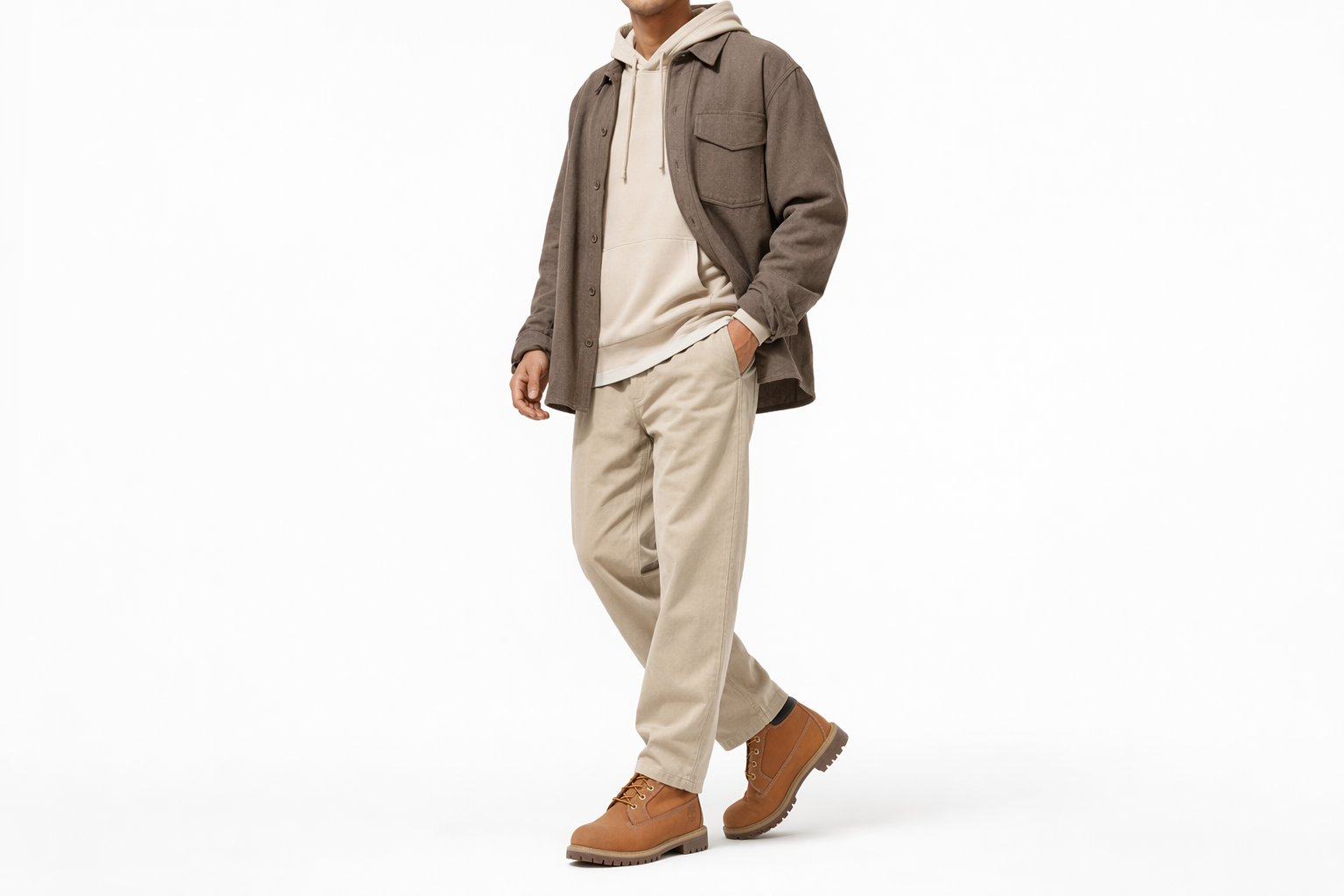 Order Timberland Heritage 'Sepatu Pendek Nyaman Coklat' TB023061-Wheat