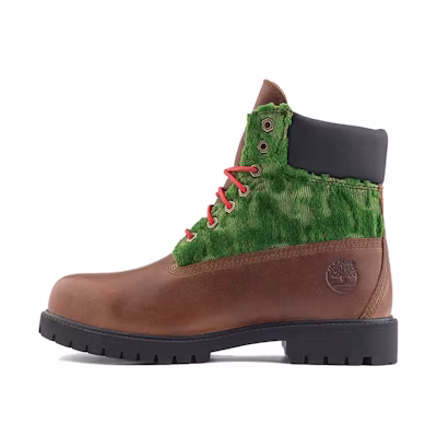 Timberland Heritage Black Pioneers 6 Inch Waterproof Boots 'Medium Brown Full Grain'