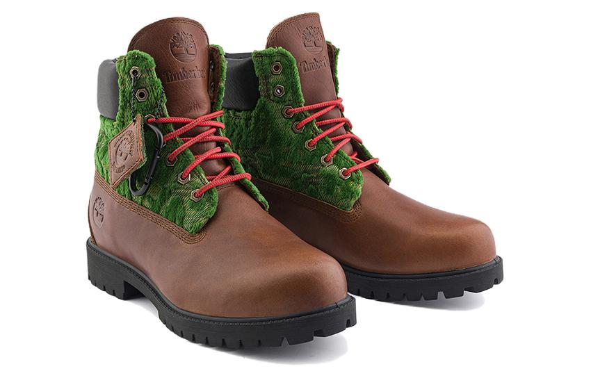 Order 添柏岚经典黑色先锋6寸防水靴'中棕色粒面革' A2NU3W