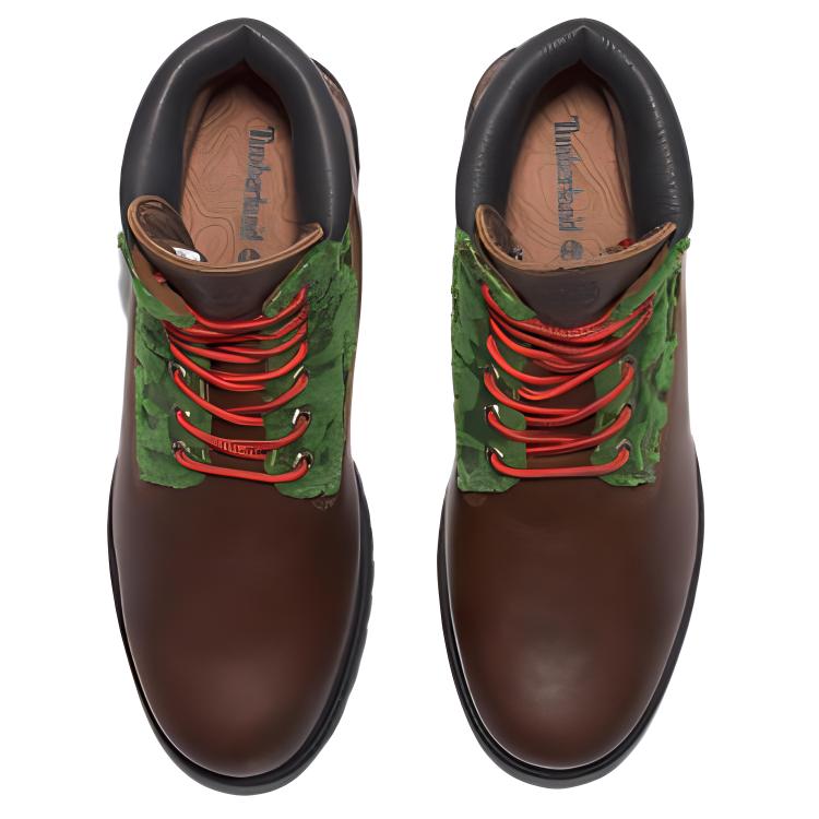 Lookbook 添柏岚经典黑色先锋6寸防水靴'中棕色粒面革' A2NU3W