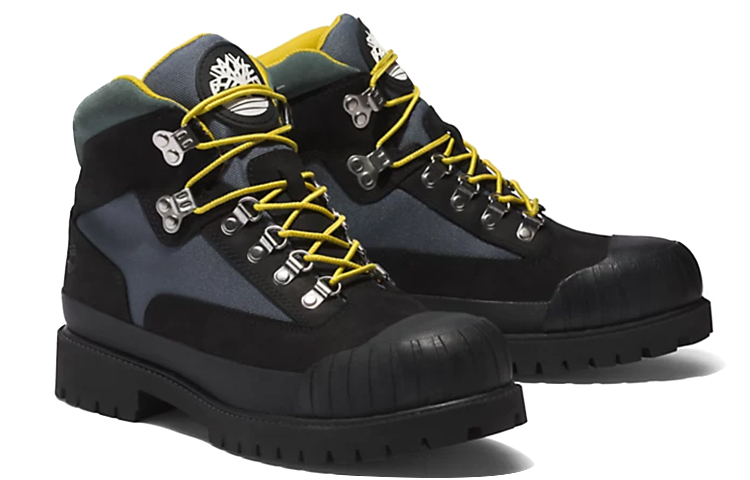 Shop Botas de Senderismo Timberland Heritage con Punta de Goma 'Negro' A5QCZ001