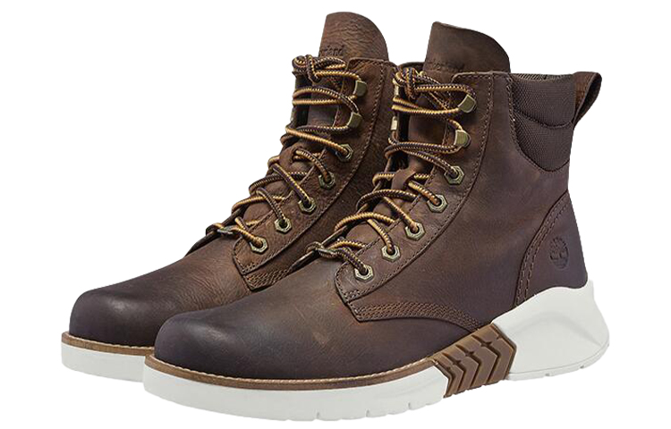 Lookbook Timberland 高帮休闲靴 '宽棕色' A2C4R