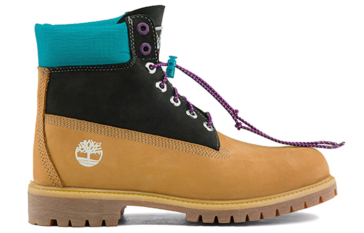 Order 添柏岚黑黄高帮休闲工靴 A2N93