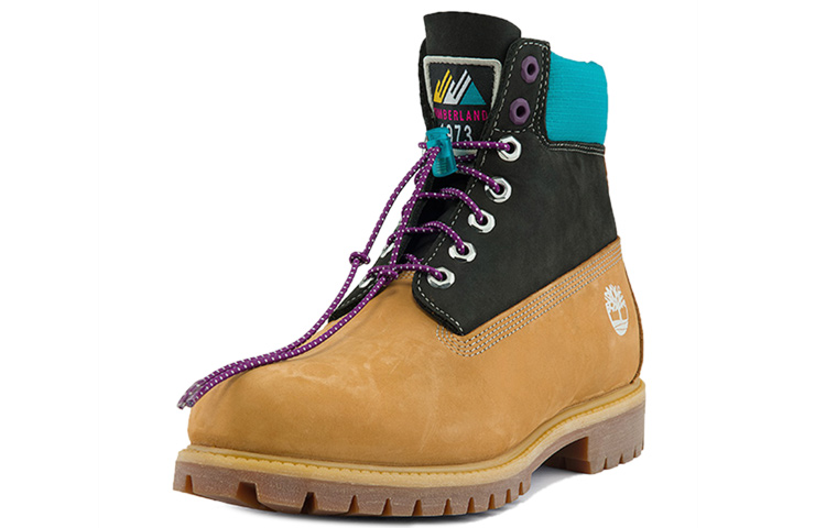 Lookbook 添柏岚黑黄高帮休闲工靴 A2N93