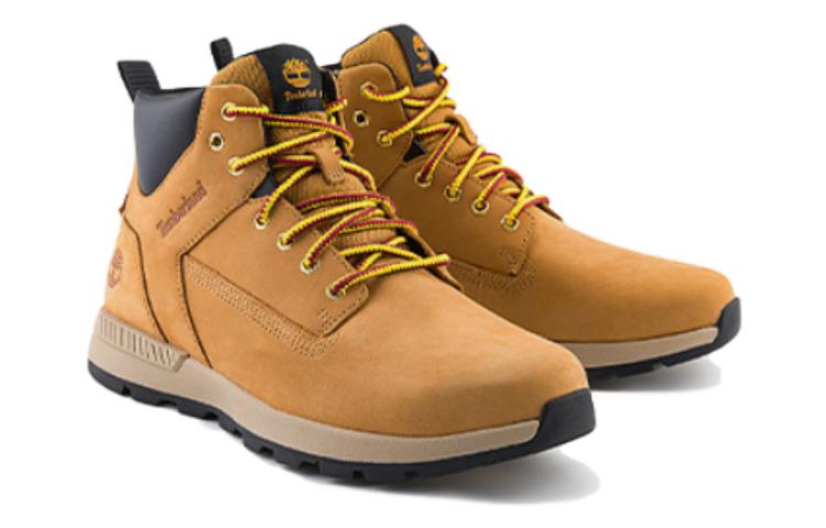 Shop Timberland Sepatu Boots High-Top Outdoor Tahan Lama 'Wheat' A2HNR