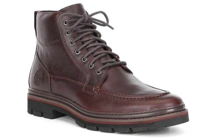 Timberland High-Top Waterproof Work Boots 'Red Brown' 圖 2