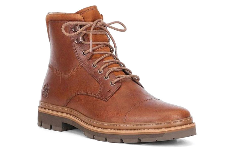 Timberland High-Top Waterproof Work Boots 'Red Brown' 圖 2