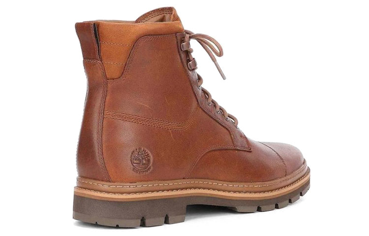 Timberland High-Top Waterproof Work Boots 'Red Brown' 圖 3