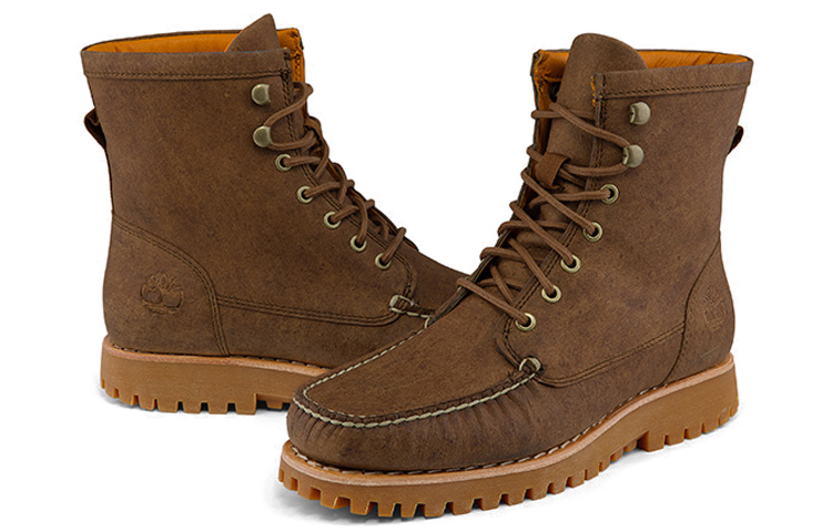 Timberland High-Top Work Boots 'Deep Brown' 圖 4