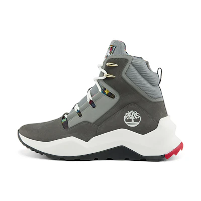 Timberland Madbury Side Zip Wide Fit Sneaker Boots 'Grey Nubuck'