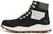 Timberland 6 Inch Brooklyn Zip Sisi Sepatu Lebar 'Hitam Nubuck & Leher Hijau' A41Y6W