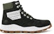 Timberland 6 Inch Brooklyn Zip Sisi Sepatu Lebar 'Hitam Nubuck & Leher Hijau' A41Y6W