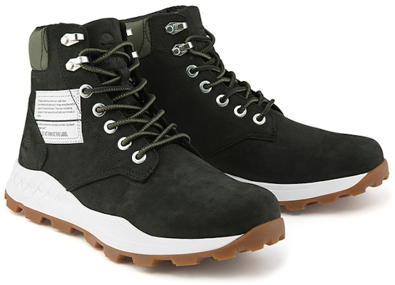 Timberland 6 Inch Brooklyn Side Zip Wide Fit Boots 'Hitam Nubuck Kerah Hijau' A41Y6W Shop Timberland 6 Inch Brooklyn Side Zip Wide Fit Boots 'Hitam Nubuck Kerah Hijau' A41Y6W