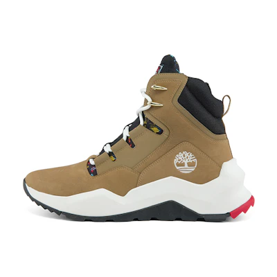 Timberland Madbury Side Zip Wide Fit Sneaker Boots 'Tan Nubuck'