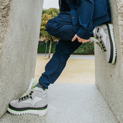 Timberland Euro Hiker Grip Vibram Sole Chukka Boot 'Medium Grey Nubuck' A2HDWW 1