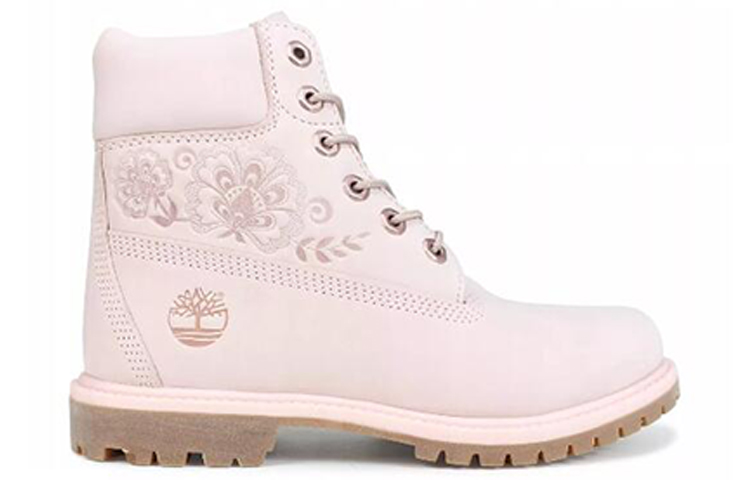 (W) Timberland 6-Inch PRM Waterproof Embossed Boots 'Pink' 圖 2