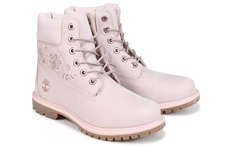 (W) Timberland 6-Inch PRM Waterproof Embossed Boots 'Pink' 圖 4