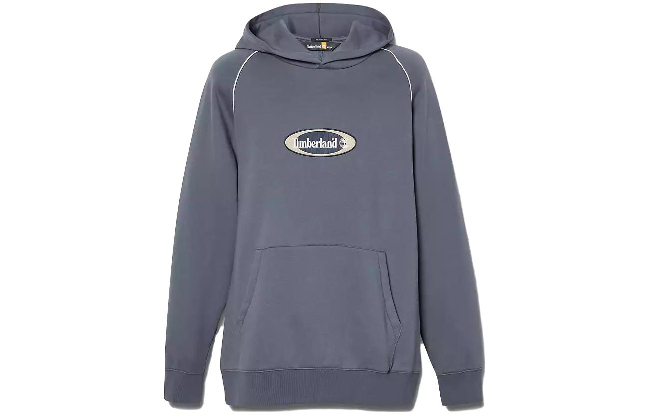 Timberland Hoodie Storm Gray with Logo Graphic Print A67B5-DH3