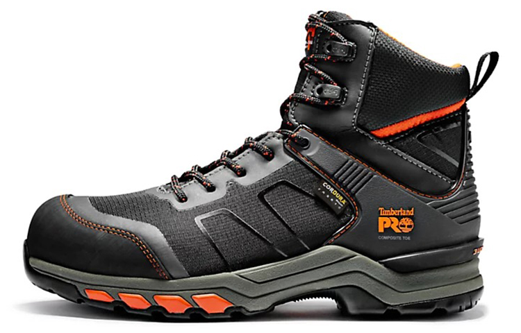 Timberland Hypercharge Pro Textile Mid Outdoor Boot 'Black Orange' A1YV8001