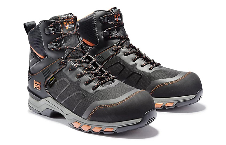 Lookbook Timberland Hypercharge Pro Textile Mid Outdoor Boot 'Black Orange' A1YV8001
