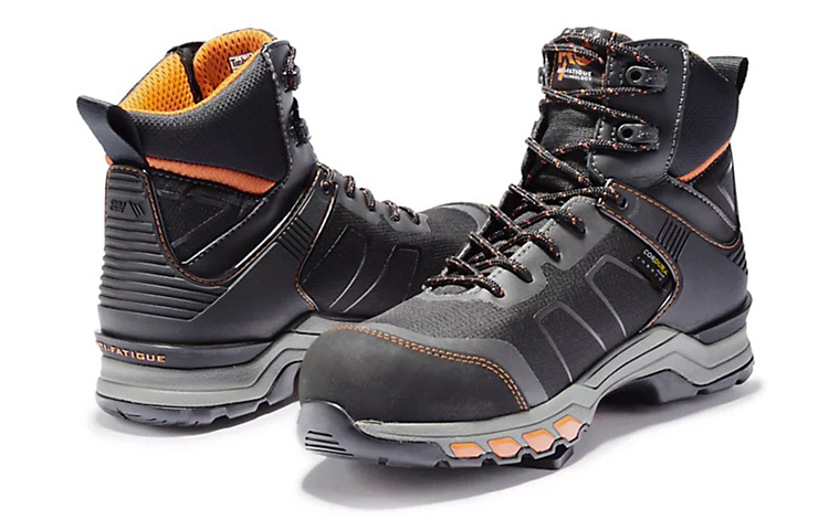 Shop Timberland Hypercharge Pro Textile Mid Outdoor Boot 'Black Orange' A1YV8001