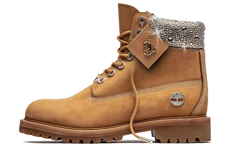 Timberland Jimmy Choo x High Top Work Boots 'Wheat Crystal' A427G231