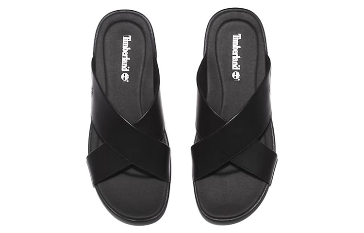 Shop Timberland Kesler Cove 'Black Sport Slides' A2ADJ015