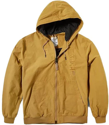 Timberland Khaki Canvas Zip Hoodie Jacket with Embossed Logo A22UU-P47 Buy Timberland Khaki Canvas Zip Hoodie Jacket with Embossed Logo A22UU-P47