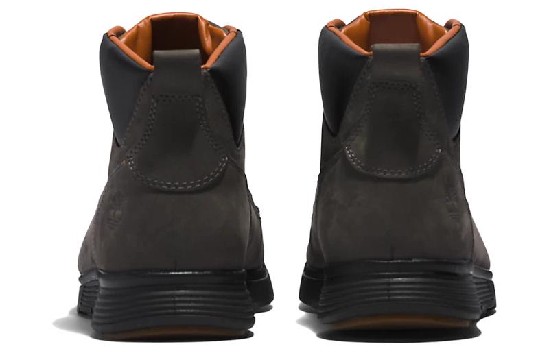 Shop Timberland添柏嶺 Killington Chukka 抗滑耐磨 中筒 戶外靴 灰黑橙