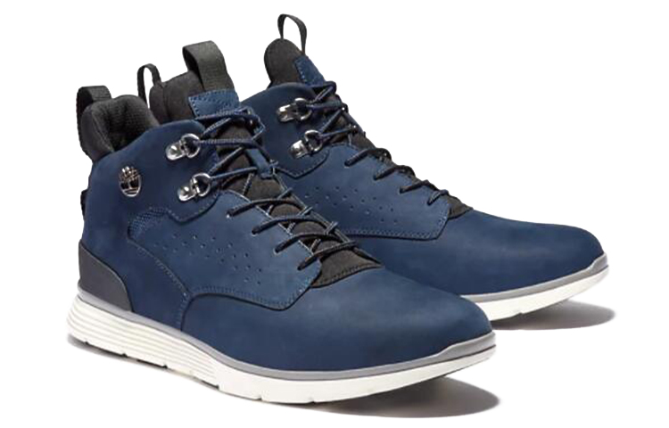 Order 添柏岚 基灵頓 中幫徒步短靴 海軍藍