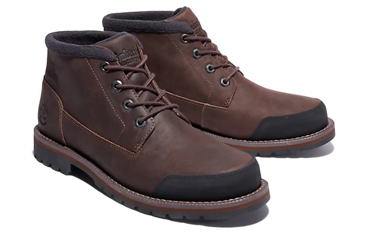 Shop Timberland Larchmont Lined Chukka ''Marrone Scuro Casual'' A2MREV13