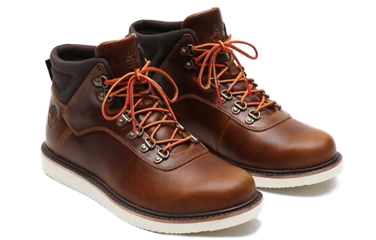 Lookbook 添柏岚深棕色休闲皮靴 A2QHJ932