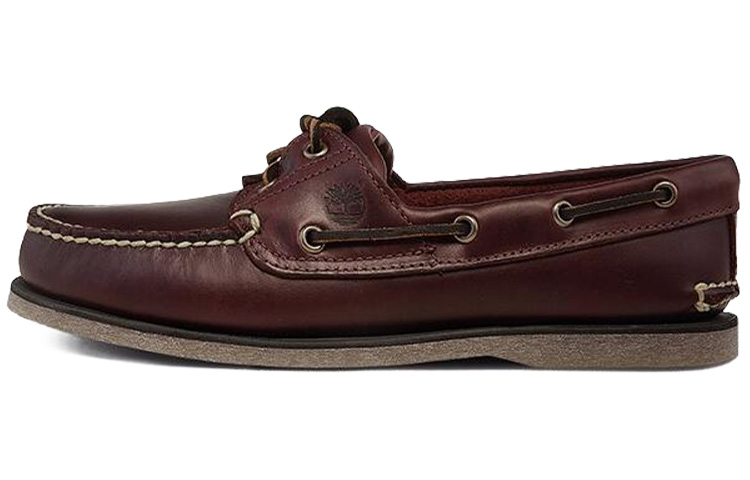 Timberland Leather Handmade Boat Shoes Brown 25077