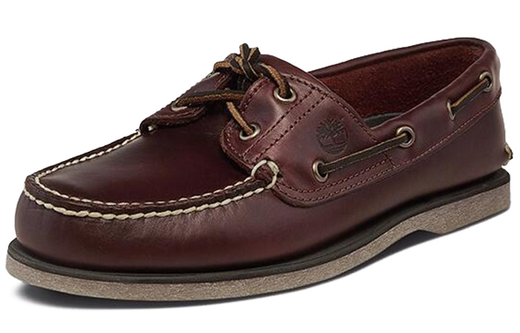 Lookbook Timberland Scarpe da Barca in Pelle Fatta a Mano Marroni 25077