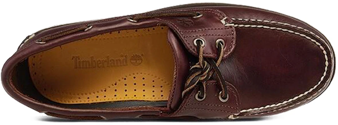 Timberland Scarpe da Barca in Pelle Fatta a Mano Marroni 25077 Shop Timberland Scarpe da Barca in Pelle Fatta a Mano Marroni 25077