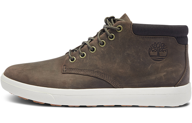 Timberland Leather Sneaker 'Dark Brown' A23U9W