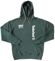 Timberland Letter Print Loose Hoodie Unisex Deep Spruce Green A28MPE20 Timberland Letter Print Loose Hoodie Unisex Deep Spruce Green A28MPE20
