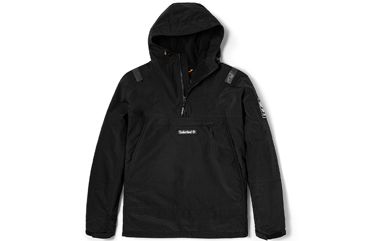 Timberland Lightweight Half-Zip Logo Jacket Black A24EU-001